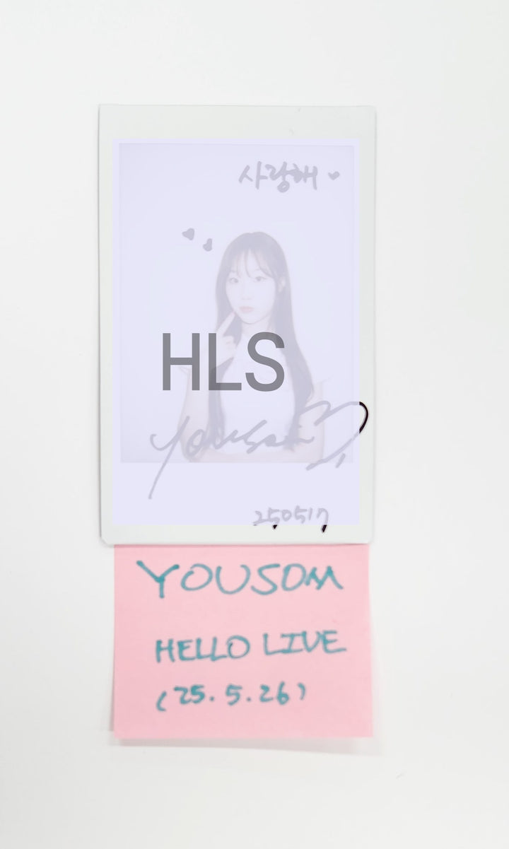 Yousom (Of LOVEONE) "Drama Queen" - Hand Autographed(Signed) Polaroid [25.5.26]