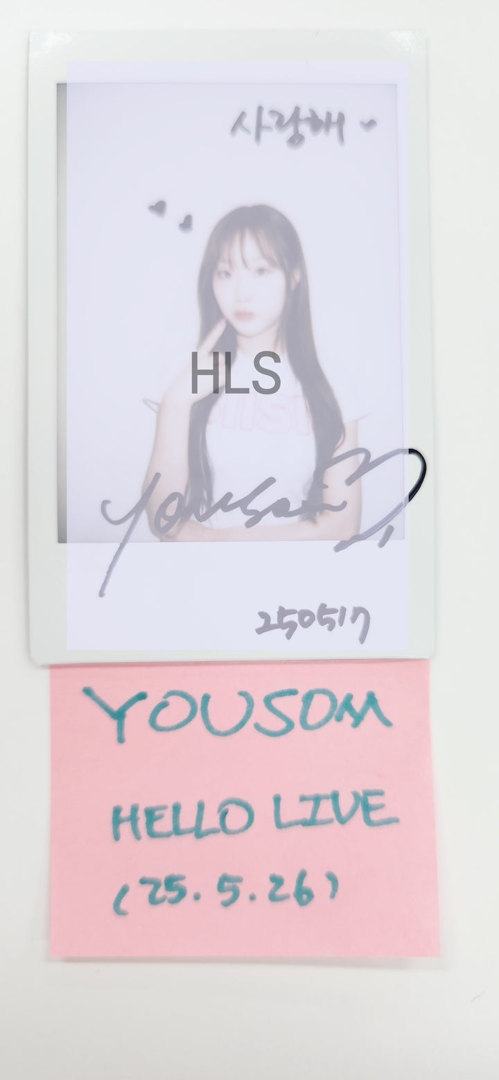 Yousom (Of LOVEONE) "Drama Queen" - Hand Autographed(Signed) Polaroid [25.5.26]