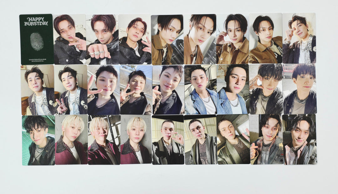 SEVENTEEN "HAPPY BURSTDAY" - Official Photocard [NEW ESCAPE Ver.] [25.5.27]