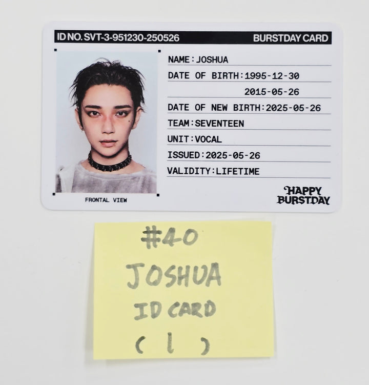 SEVENTEEN "HAPPY BURSTDAY" - Official Photocard [NEW BURSTDAY Ver.] (2) [25.5.27]