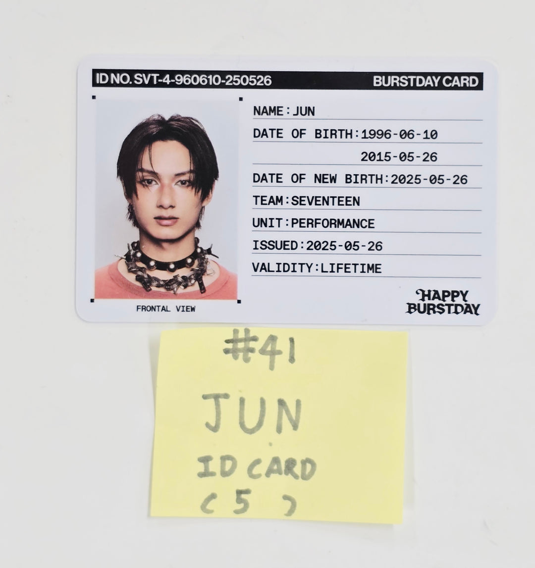 SEVENTEEN "HAPPY BURSTDAY" - Official Photocard [NEW BURSTDAY Ver.] (2) [25.5.27]