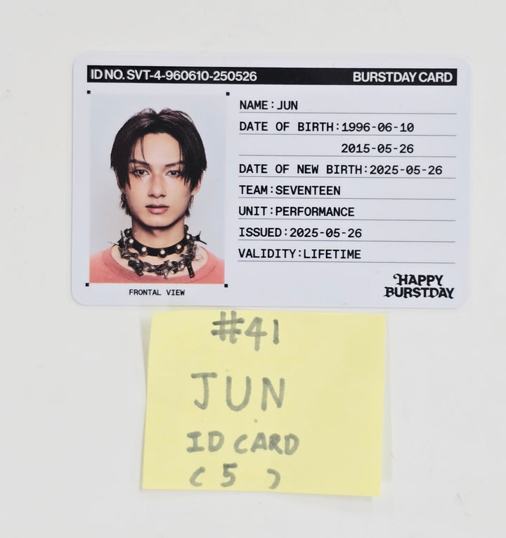 SEVENTEEN "HAPPY BURSTDAY" - Official Photocard [NEW BURSTDAY Ver.] (2) [25.5.27]
