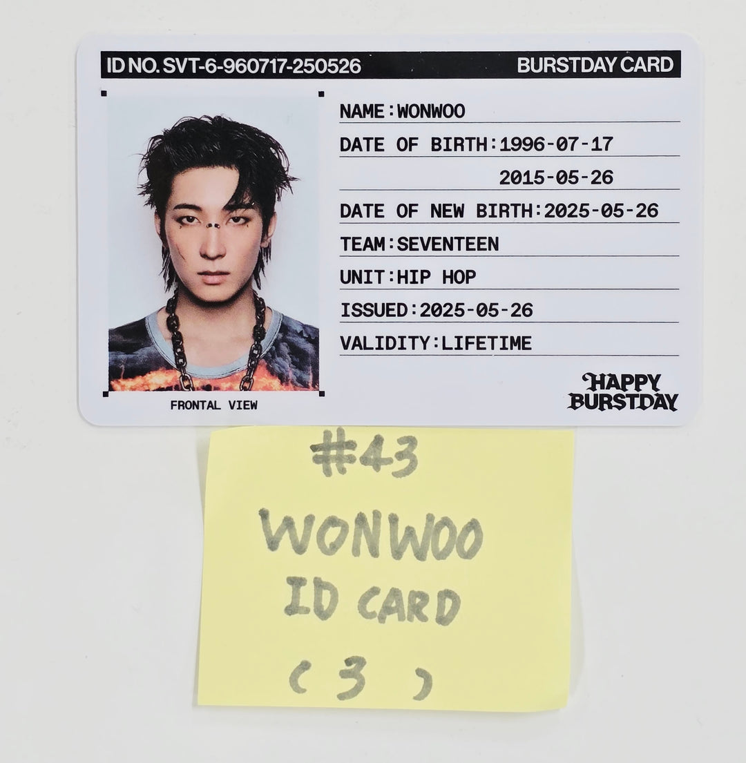 SEVENTEEN "HAPPY BURSTDAY" - Official Photocard [NEW BURSTDAY Ver.] (2) [25.5.27]