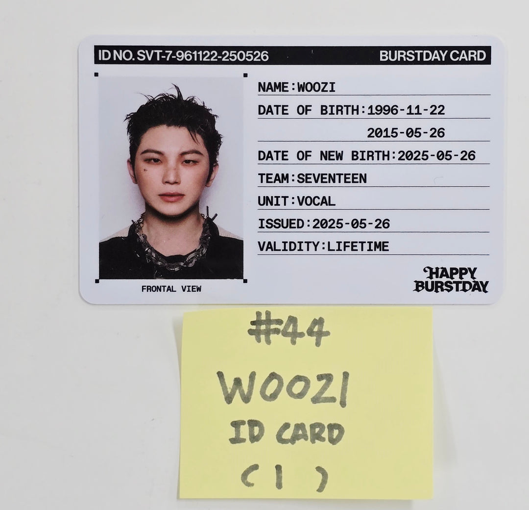 SEVENTEEN "HAPPY BURSTDAY" - Official Photocard [NEW BURSTDAY Ver.] (2) [25.5.27]