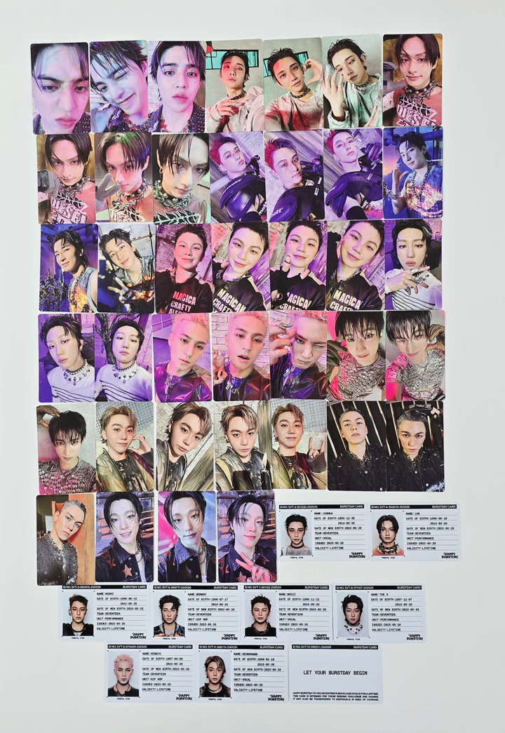 SEVENTEEN "HAPPY BURSTDAY" - Official Photocard [NEW BURSTDAY Ver.] (1) [25.5.27]