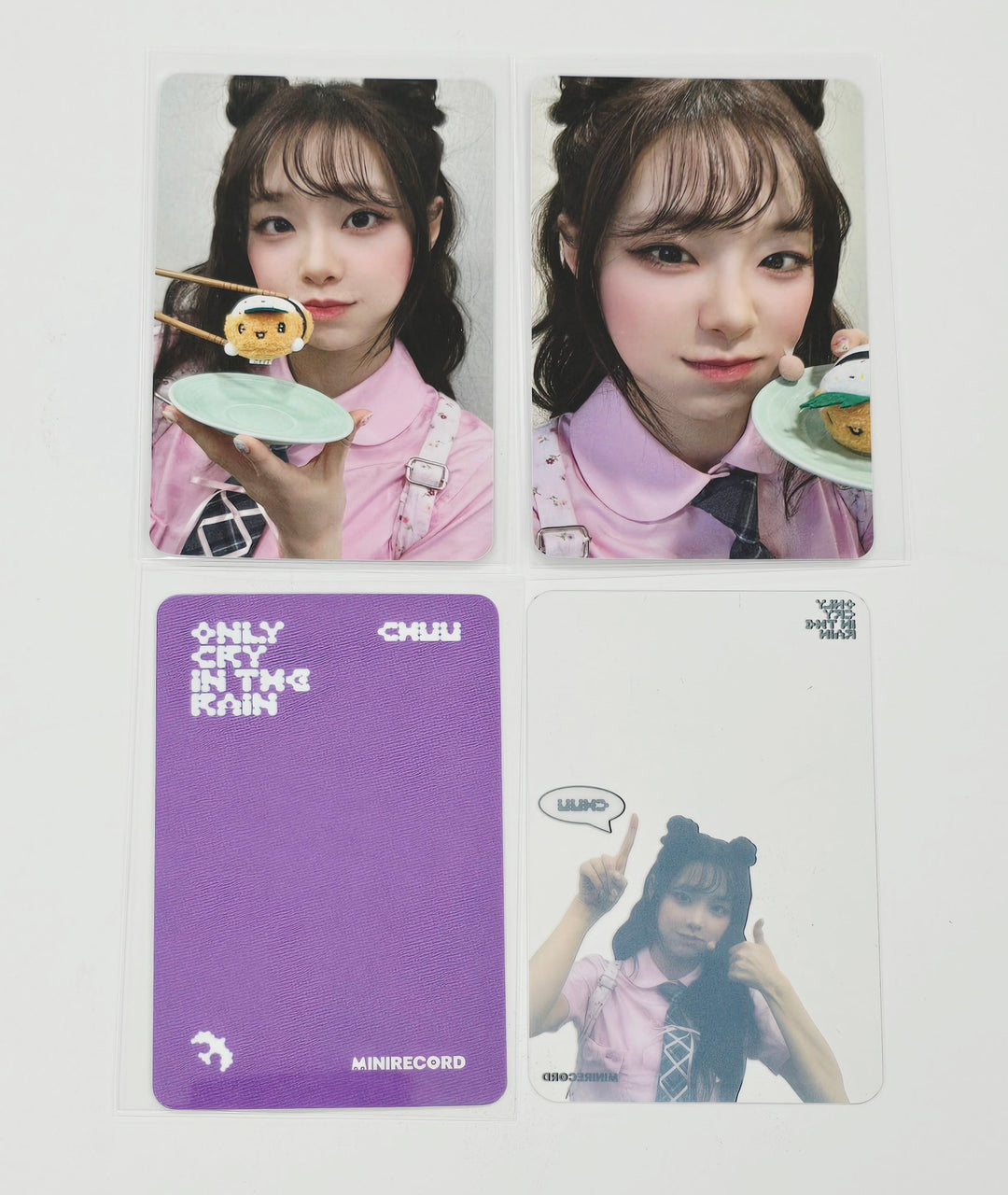 CHUU "Only cry in the rain" - Mini Record Fansign Event Photocard [Platform Ver.] [25.5.28]