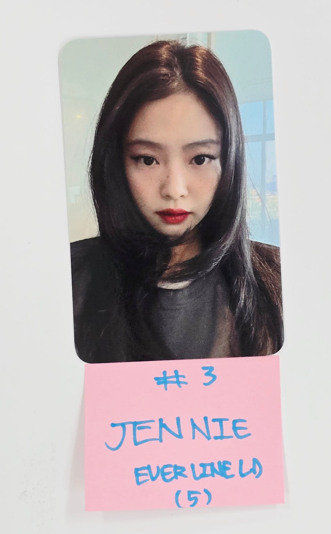 Jennie (Of Black Pink) "Ruby" - Everline Lucky Draw Event Photocard [25.5.28]
