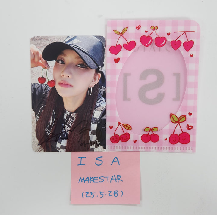 ISA (Of STAYC) "S" - Hand Autographed(Signed) Photocard [25.5.28]