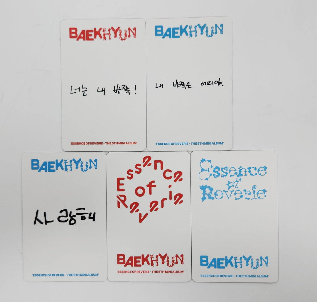 BAEKHYUN "Essence of Reverie" - Official Photocard [25.5.28]