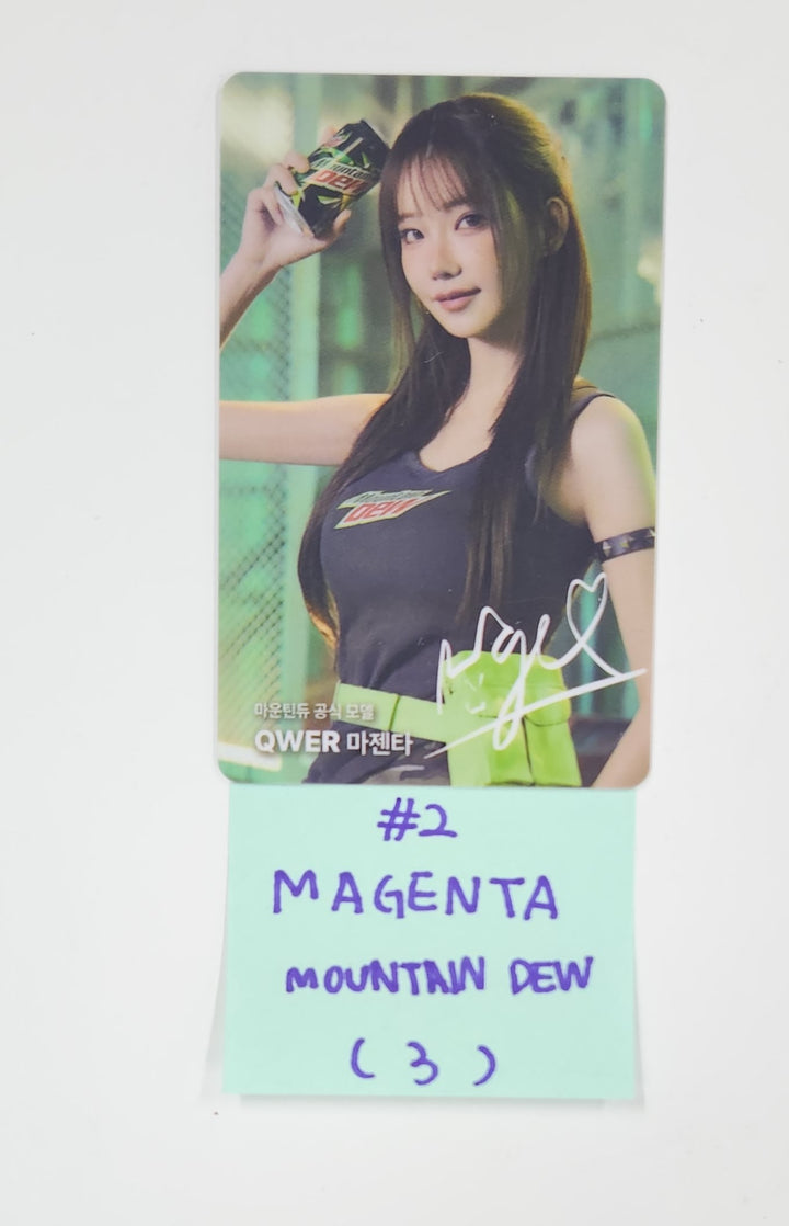QWER - Mountain Dew Event PVC Photocard [25.6.5]