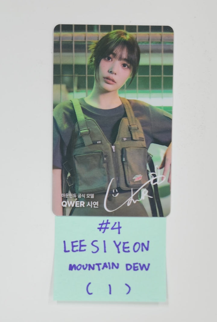 QWER - Mountain Dew Event PVC Photocard [25.6.5]