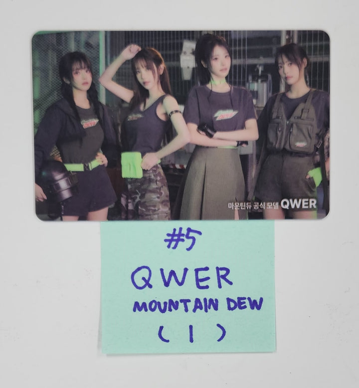 QWER - Mountain Dew Event PVC Photocard [25.6.5]
