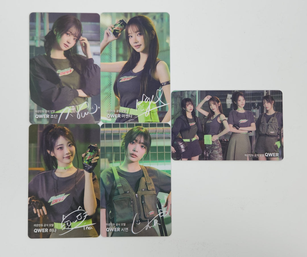 QWER - Mountain Dew Event PVC Photocard [25.6.5]