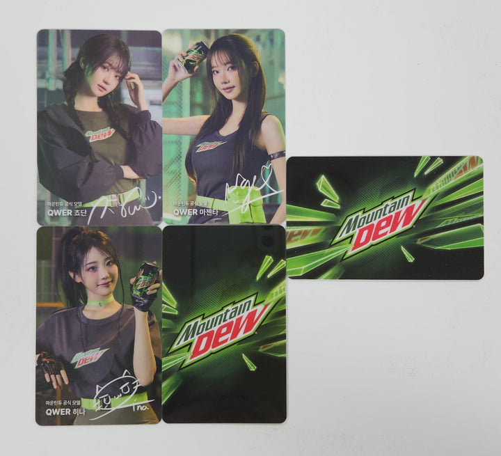 QWER - Mountain Dew Event PVC Photocard [25.6.5]