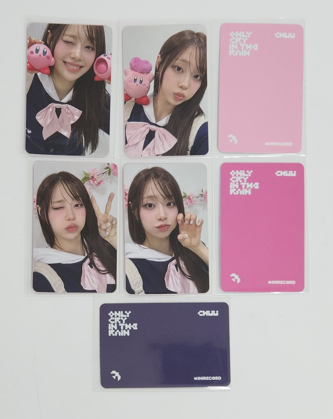 CHUU "Only cry in the rain" - Mini Record Fansign Event Photocard Round 2 [Platform Ver.] [25.5.29]
