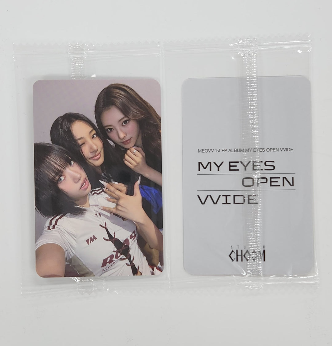 MEOVV "MY EYES OPEN VVIDE" -  Ktown4U Studio Choom Gift Photocard [JELLY PAW Ver.] [25.5.29]