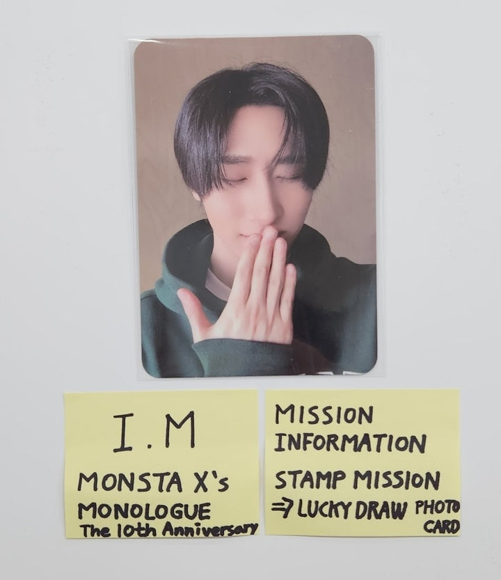 Monsta X "Monologue" - Pop-Up Stamp Event Photocard [25.5.29]