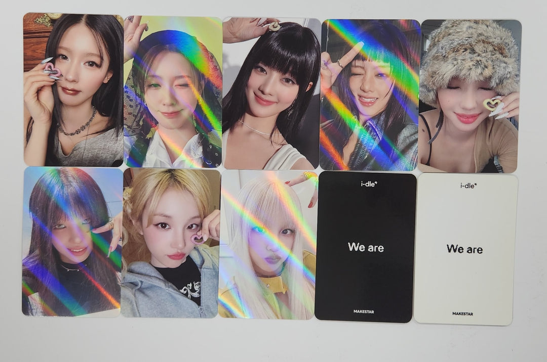 I-DLE "We are" - Makestar Fansign Event Photocard Round 2 [25.5.29]