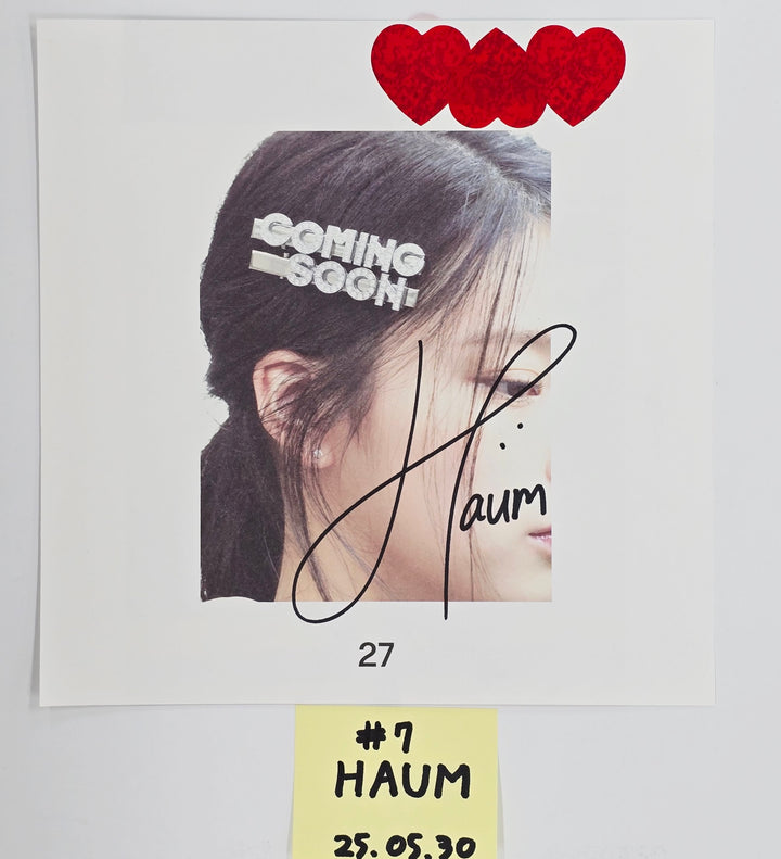 KiiiKiii "UNCUT GEM" - A Cut Page From Fansign Event Album [25.5.30]