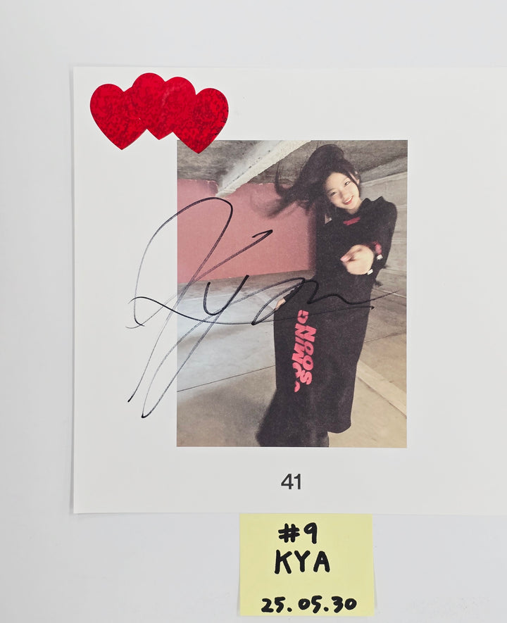 KiiiKiii "UNCUT GEM" - A Cut Page From Fansign Event Album [25.5.30]