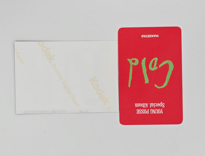 YOUNG POSSE "Cold" - Hand Autographed(Signed) Photocard, 2 Cut Photo [25.5.30]