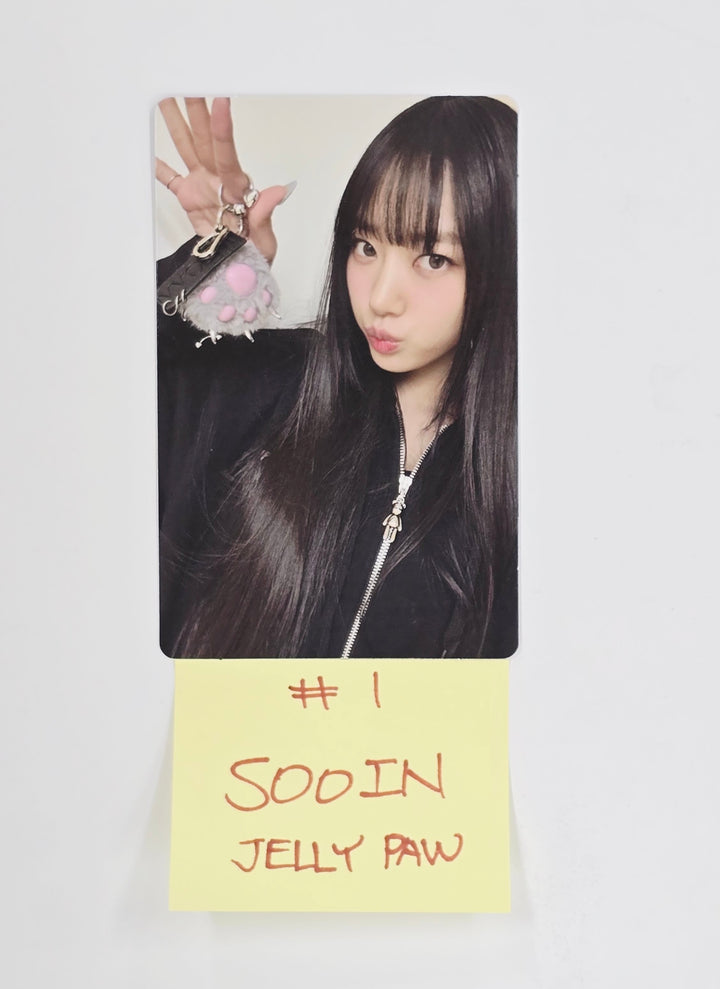 MEOVV "MY EYES OPEN VVIDE" -  Official Photocard, Vintage Photo [Jelly Paw Ver.] [25.5.30]
