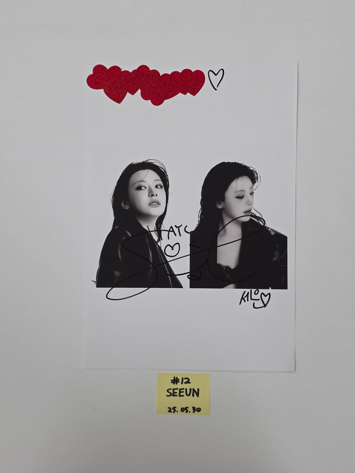 Stayc "S" -  A Cut Page From Fansign Event Album [25.5.30]