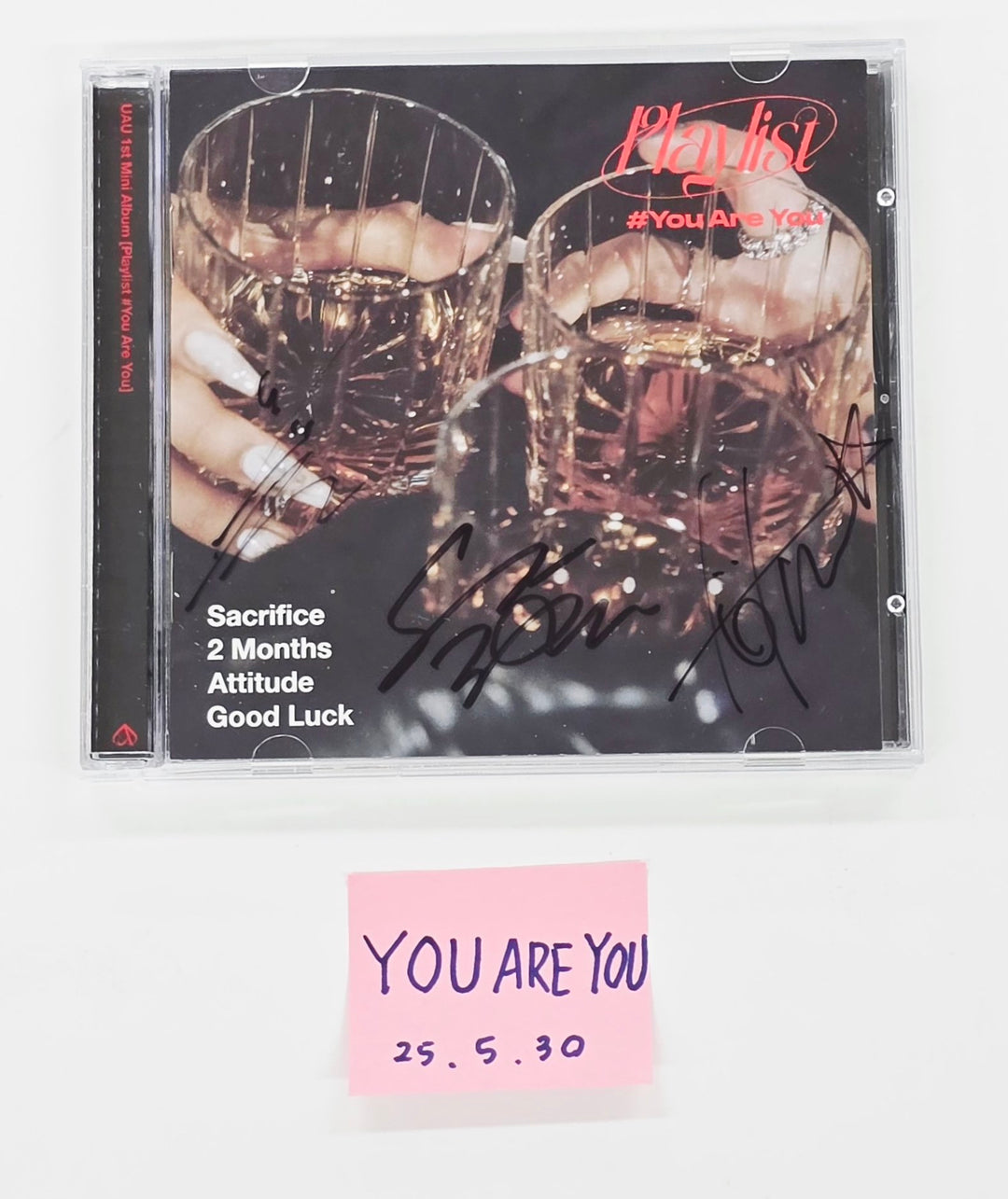 UAU "Playlist #You Are You" - Hand Autographed(Signed) Promo Album [25.5.30]