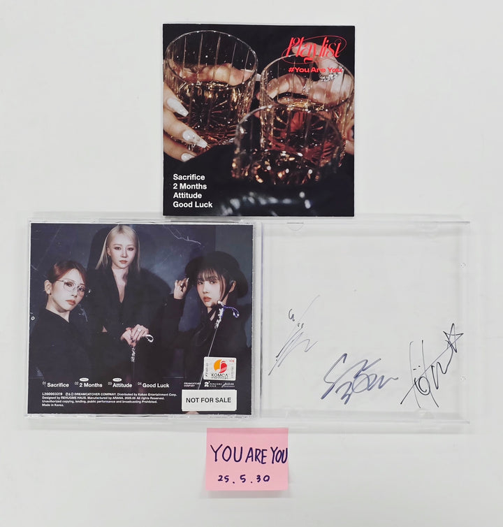 UAU "Playlist #You Are You" - Hand Autographed(Signed) Promo Album [25.5.30]
