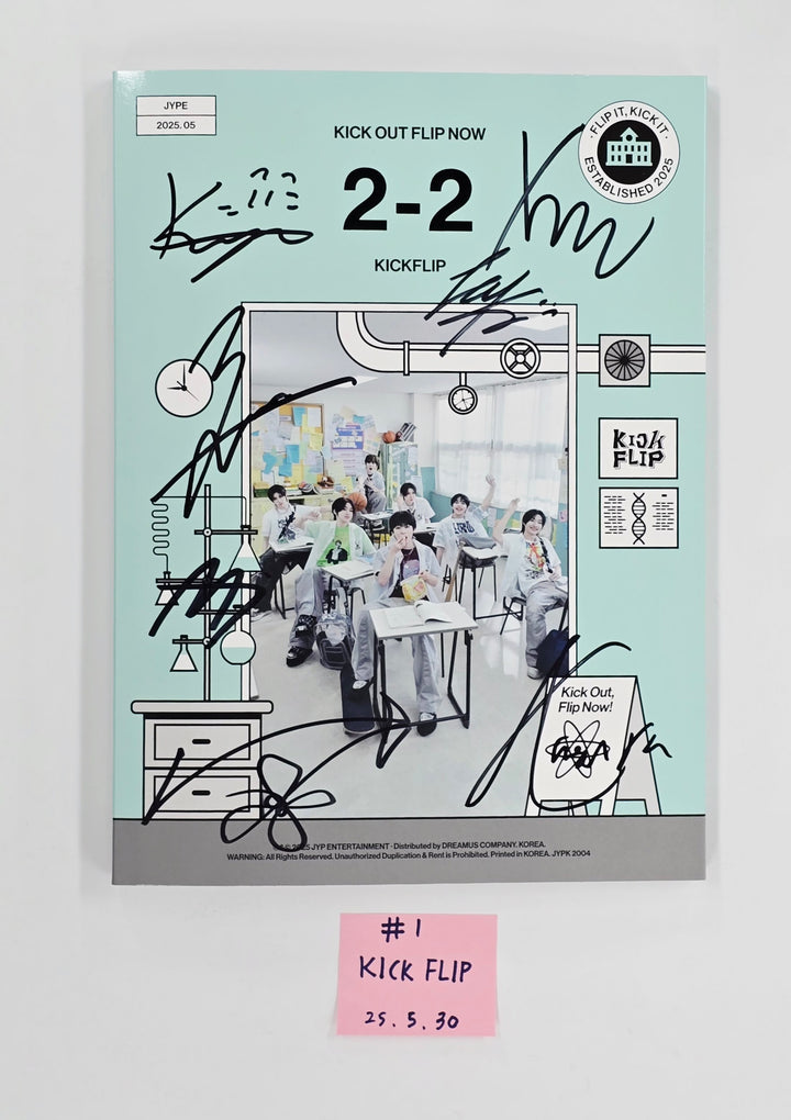 KickFlip "Kick Out, Flip Now!" - Hand Autographed(Signed) Promo Album [25.5.30]