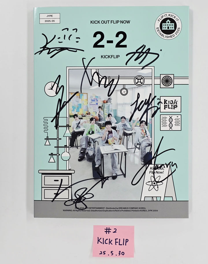 KickFlip "Kick Out, Flip Now!" - Hand Autographed(Signed) Promo Album [25.5.30]