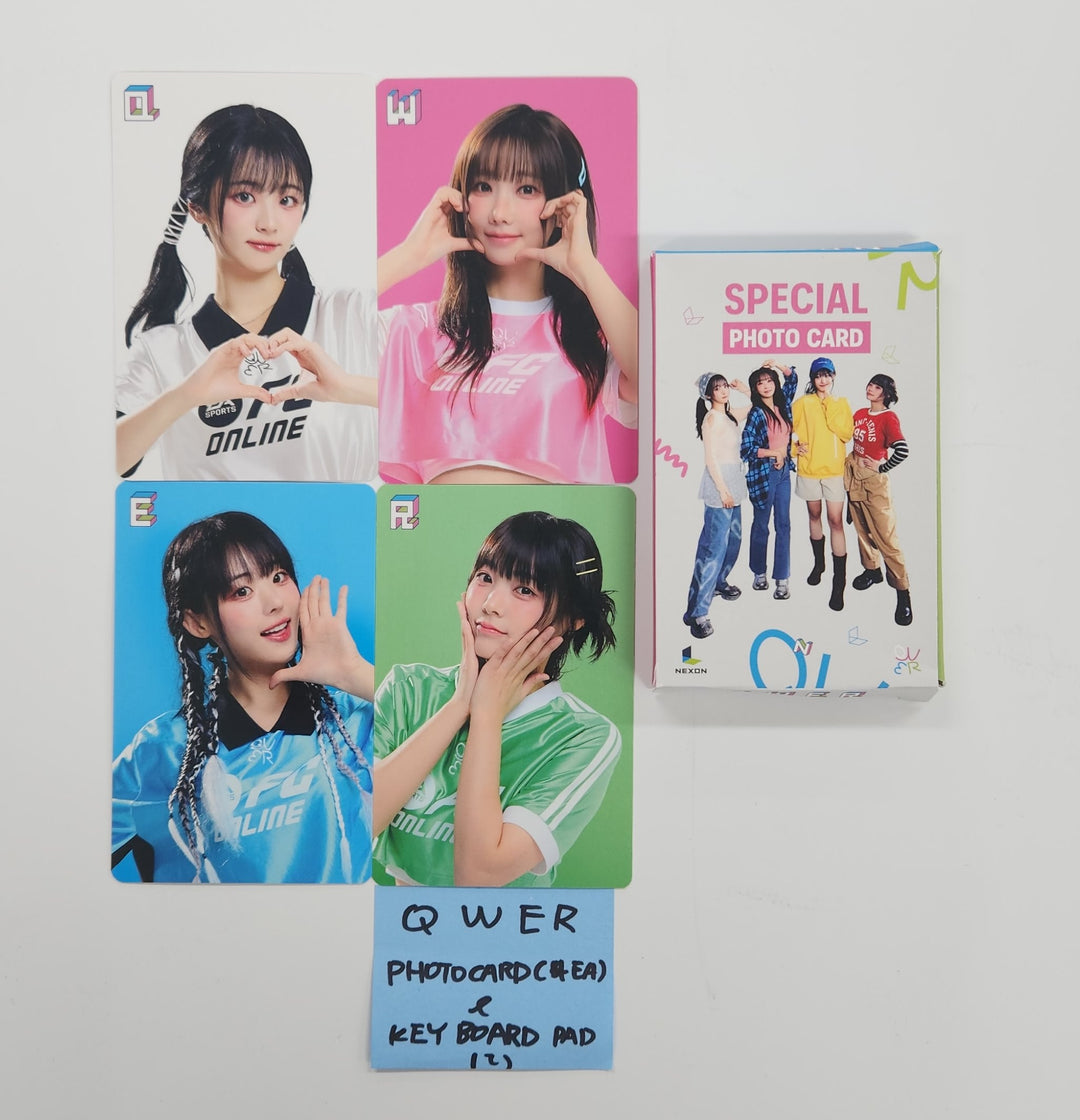 QWER - FIFA Event Photocards Set (4EA) & Keyboard Pad [25.6.4]