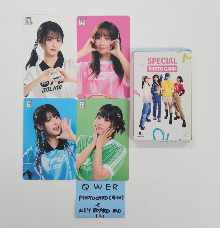 QWER - FIFA Event Photocards Set (4EA) & Keyboard Pad [25.6.4]