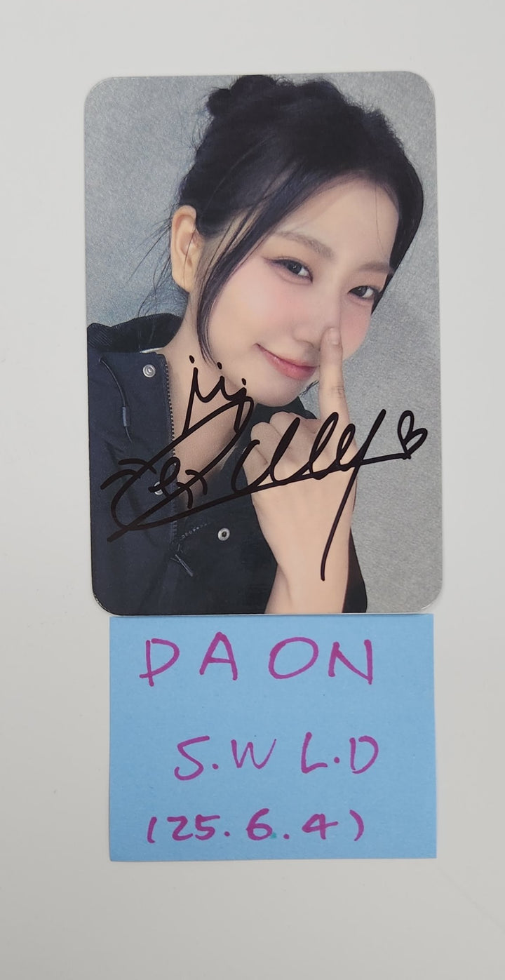 DAON (Of USPEER) "SPEED ZONE" - Hand Autographed(Signed) Photocard [25.6.4]