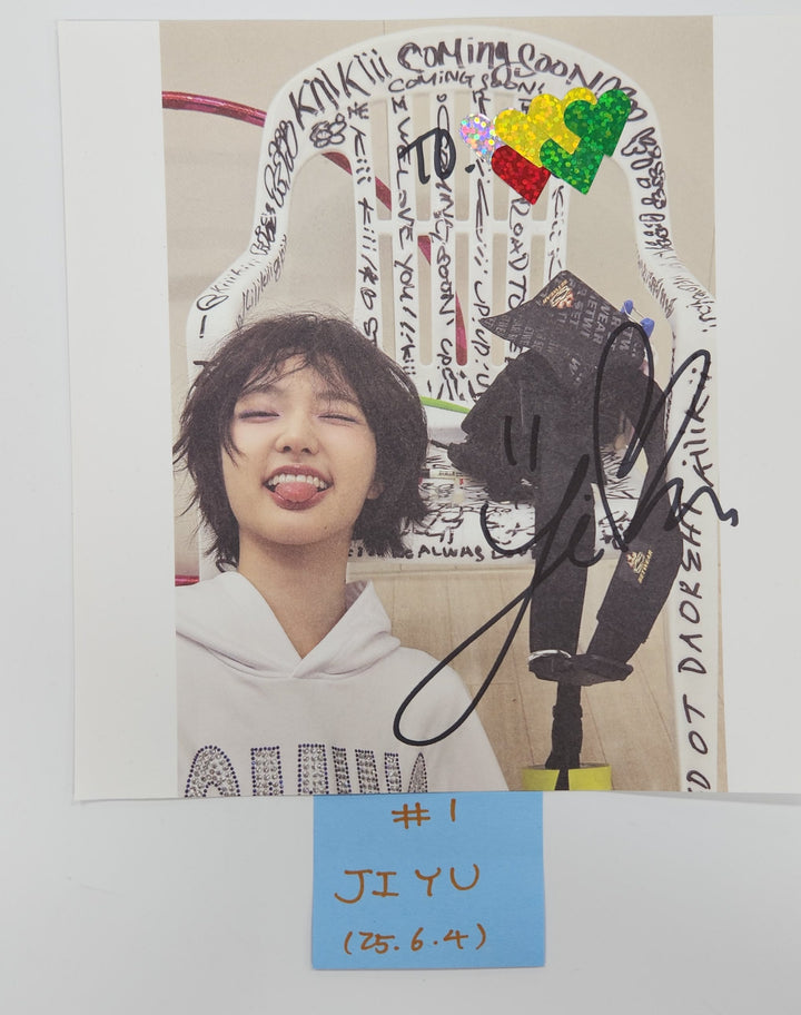 KiiiKiii "UNCUT GEM" - A Cut Page From Fansign Event Album [25.6.4]