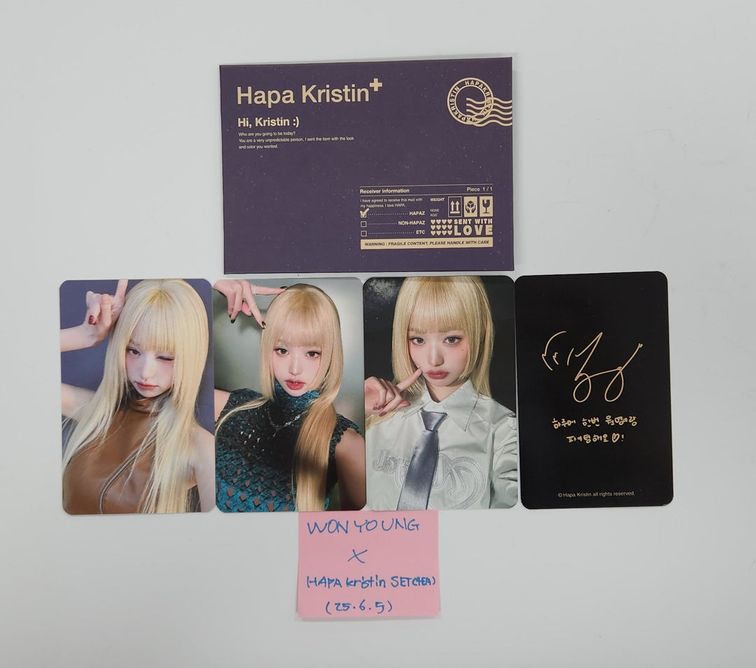 Wonyoung (Of IVE) - Hapa Kristin Event Photocards Set (4EA) [25.6.5]