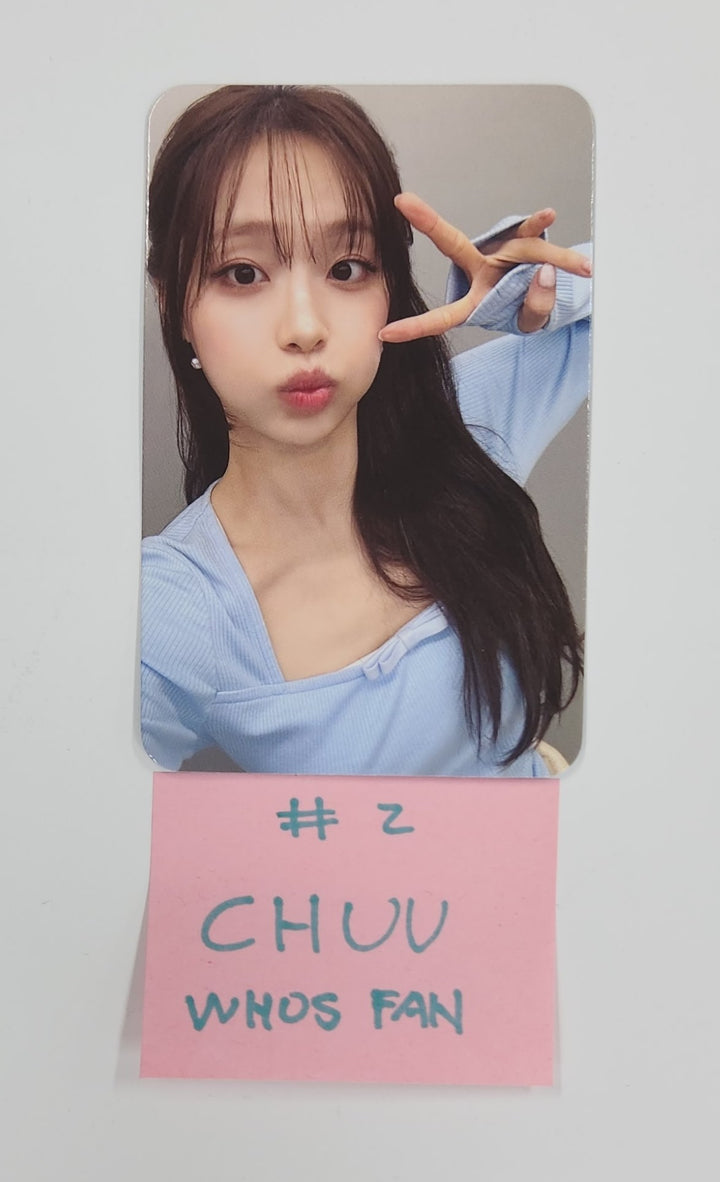 CHUU "Only cry in the rain" - Who's Fan Cafe Fansign Event Photocard [25.6.5]