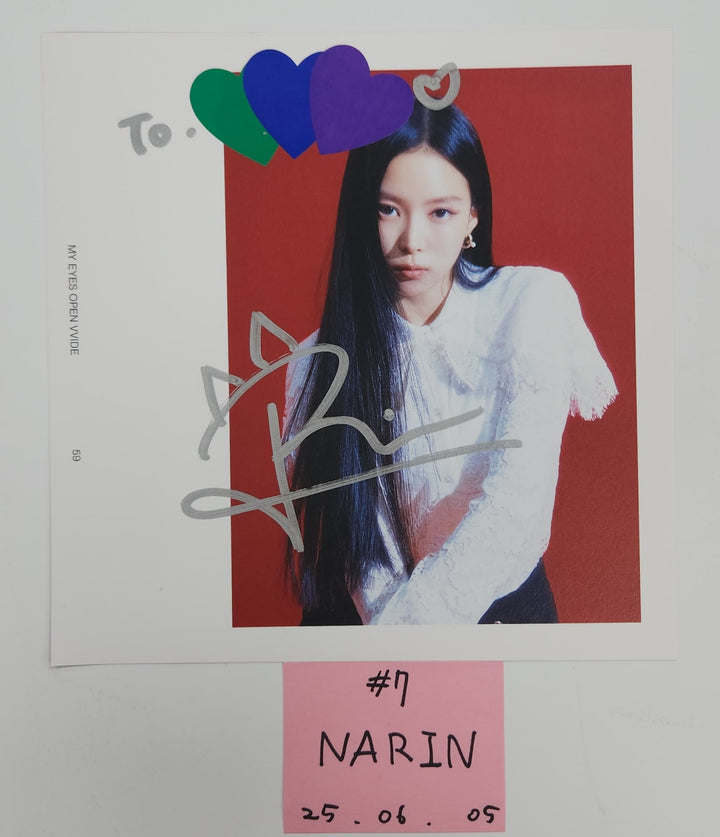 MEOVV "MY EYES OPEN VVIDE" -  A Cut Page From Fansign Event Album [25.6.5]