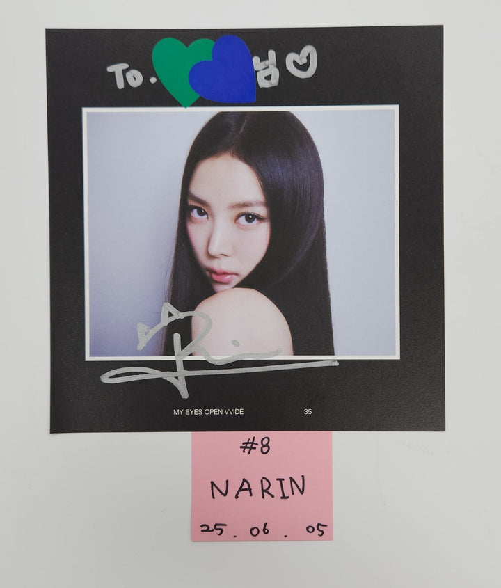 MEOVV "MY EYES OPEN VVIDE" -  A Cut Page From Fansign Event Album [25.6.5]