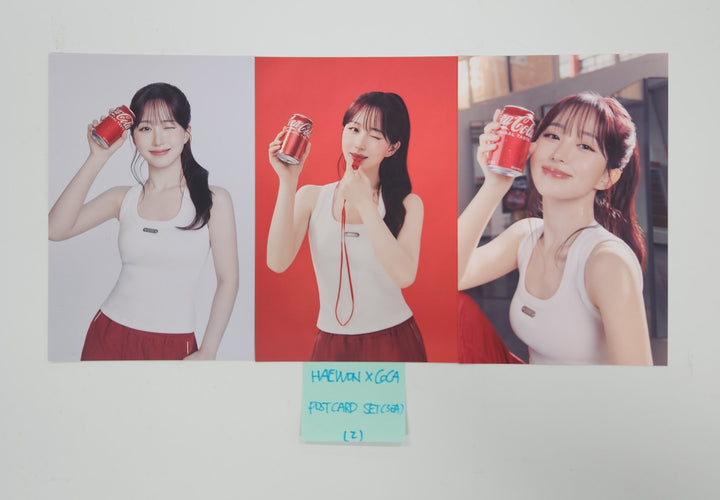 Haewon (Of NMIXX) - COCA COLA Event Postcard Set (3EA) [25.6.9]