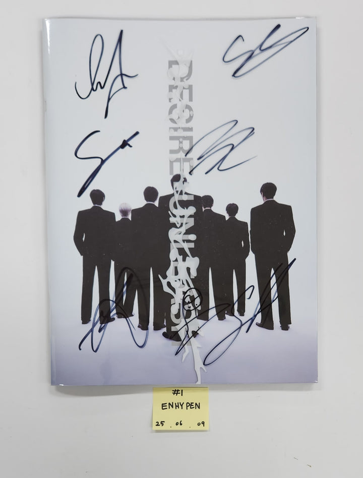 Enhypen "Desire : Unleash", USPEER "Speed Zone", N.Flying "Everlasting" - Hand Autographed(Signed) Promo Album [25.6.9]