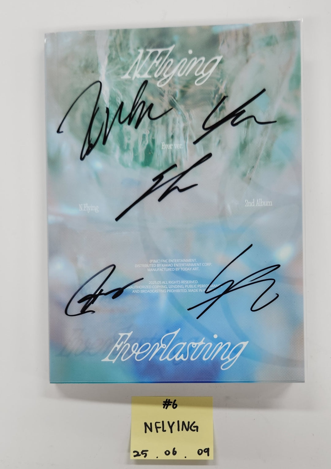 Enhypen "Desire : Unleash", USPEER "Speed Zone", N.Flying "Everlasting" - Hand Autographed(Signed) Promo Album [25.6.9]