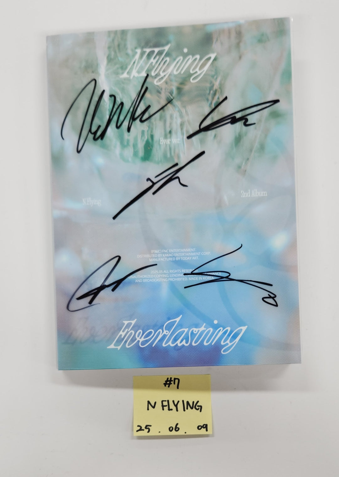Enhypen "Desire : Unleash", USPEER "Speed Zone", N.Flying "Everlasting" - Hand Autographed(Signed) Promo Album [25.6.9]