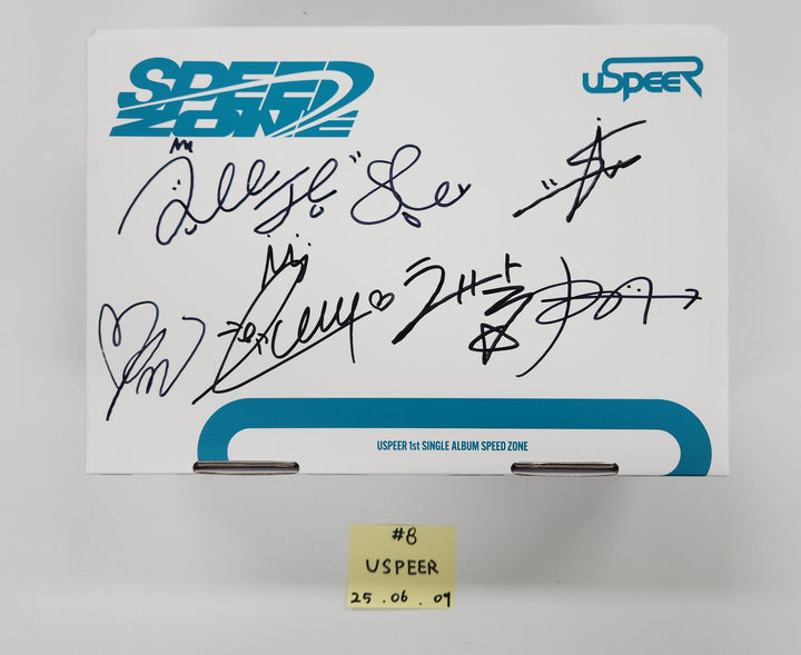 Enhypen "Desire : Unleash", USPEER "Speed Zone", N.Flying "Everlasting" - Hand Autographed(Signed) Promo Album [25.6.9]