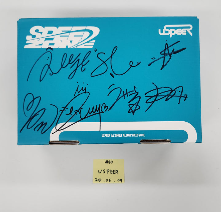Enhypen "Desire : Unleash", USPEER "Speed Zone", N.Flying "Everlasting" - Hand Autographed(Signed) Promo Album [25.6.9]