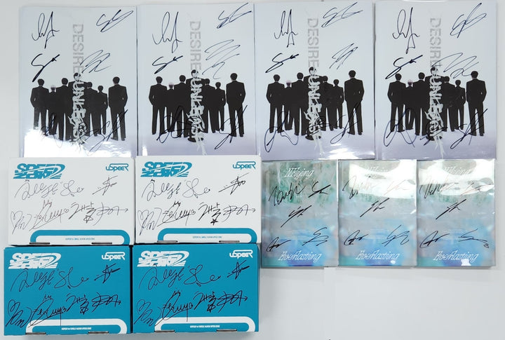 Enhypen "Desire : Unleash", USPEER "Speed Zone", N.Flying "Everlasting" - Hand Autographed(Signed) Promo Album [25.6.9]