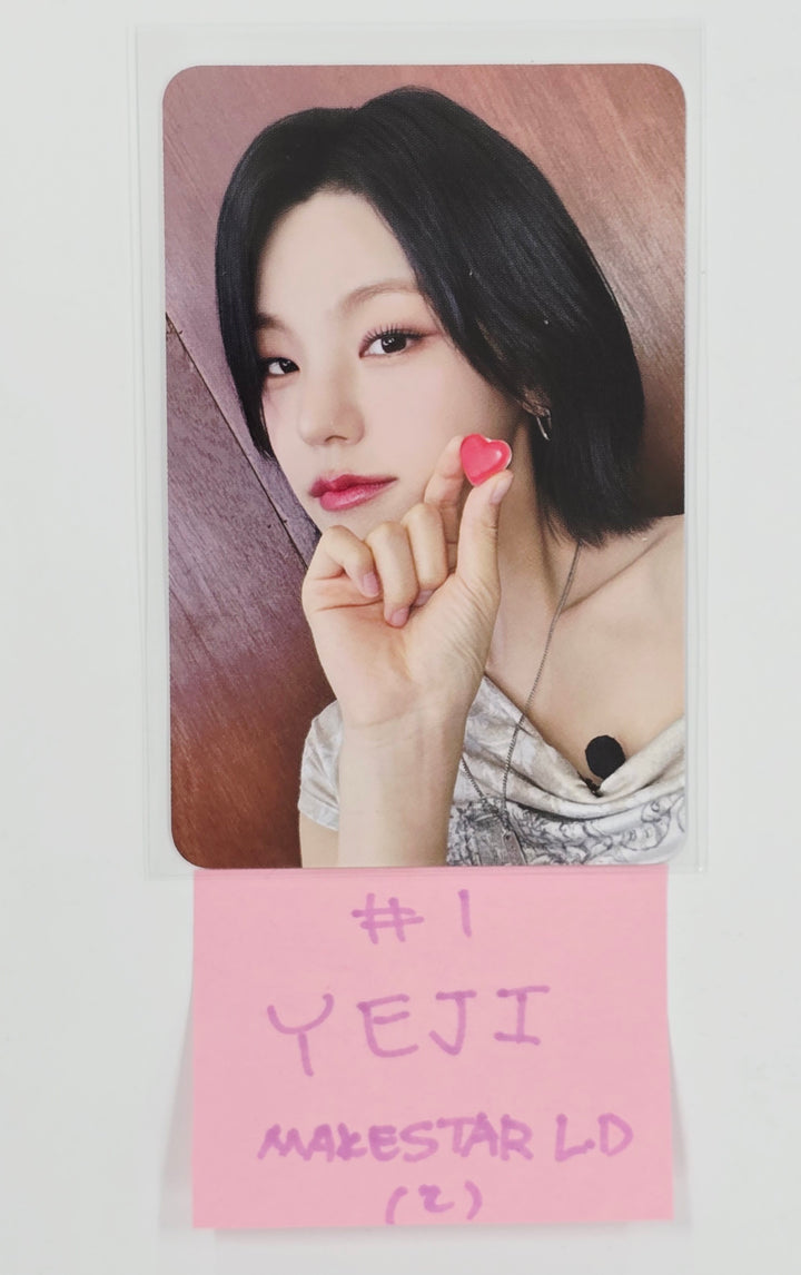 ITZY "Girls Will Be Girls" - Makestar Lucky Draw Event Photocard [25.6.10]