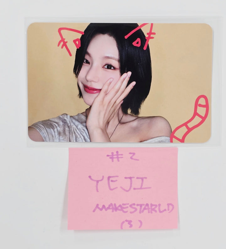 ITZY "Girls Will Be Girls" - Makestar Lucky Draw Event Photocard [25.6.10]
