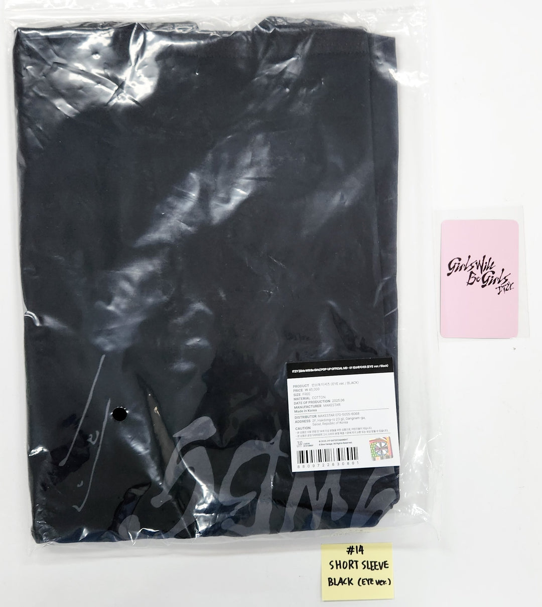 ITZY "Girls Will Be Girls" - Pop-Up Official MD [25.6.10]