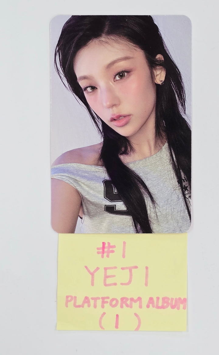 ITZY "Girls Will Be Girls" - Official Photocard [Platform Ver.] [25.6.10]